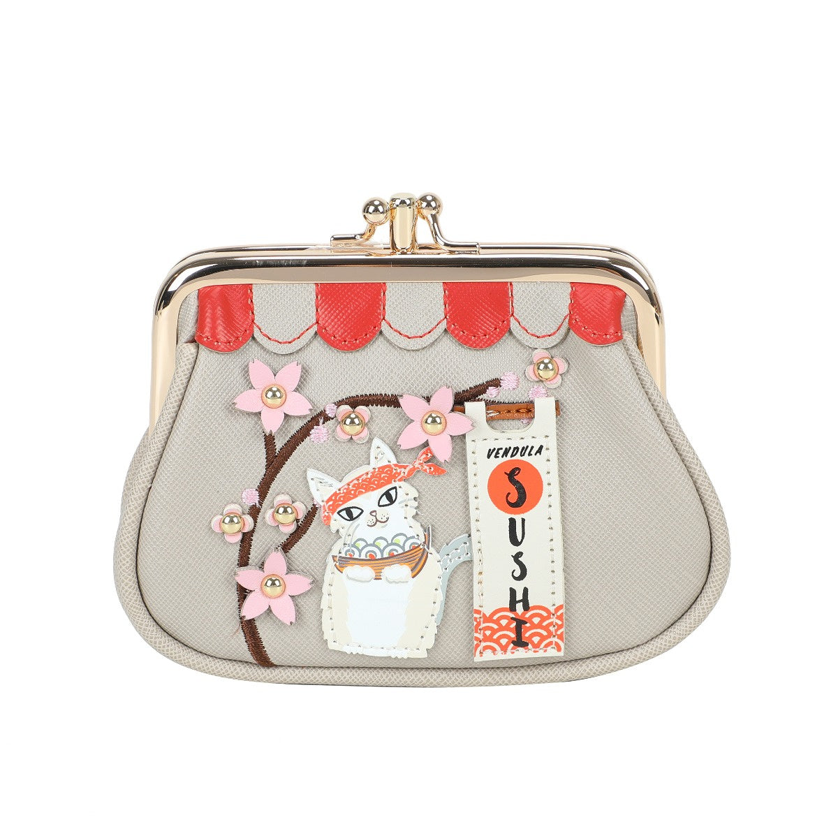 Vendula London Sushi Grey Edition Clipper Coin purse ( Pre Sale )