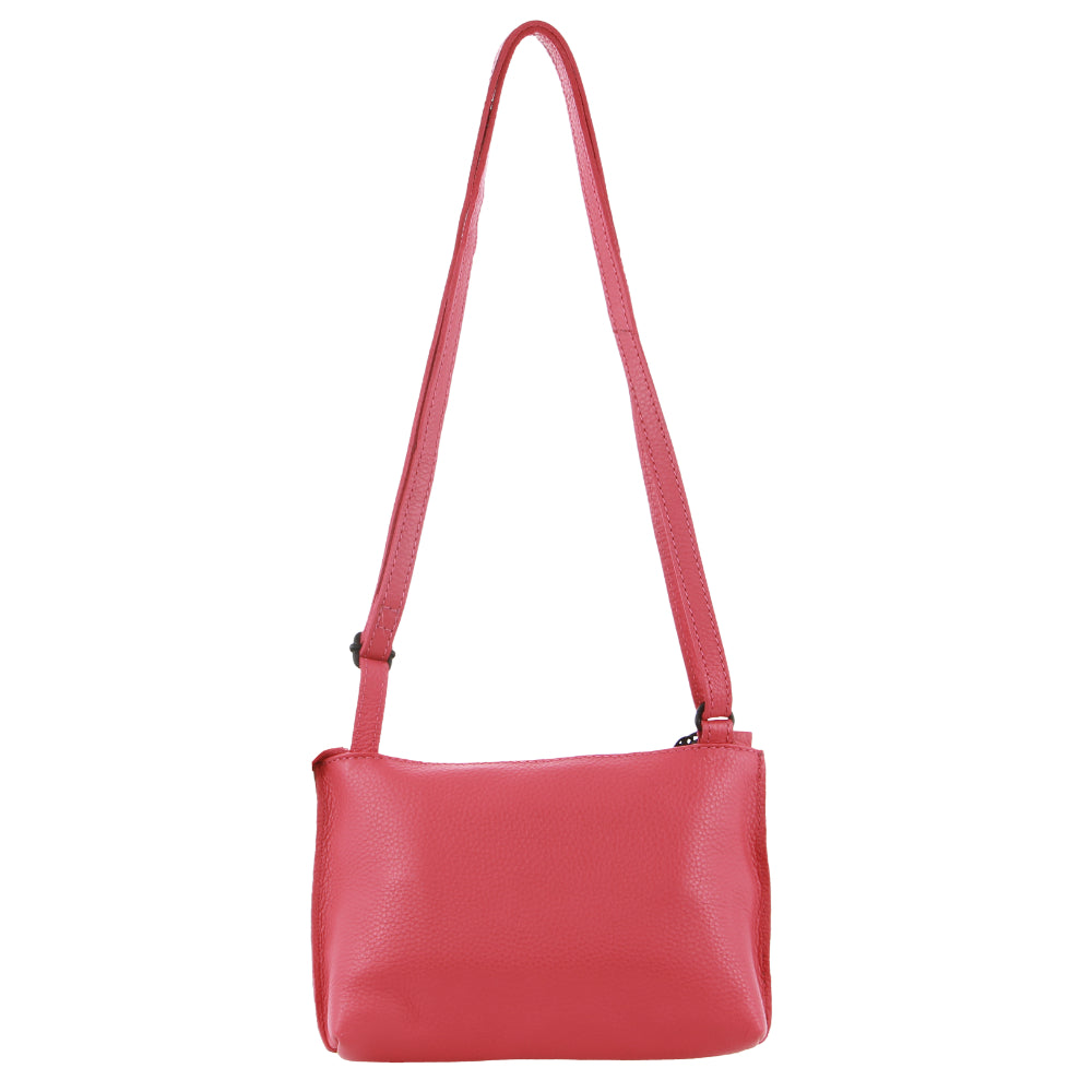 Pierre Cardin - Leather Trendy Cross Body Bag Pink 3725