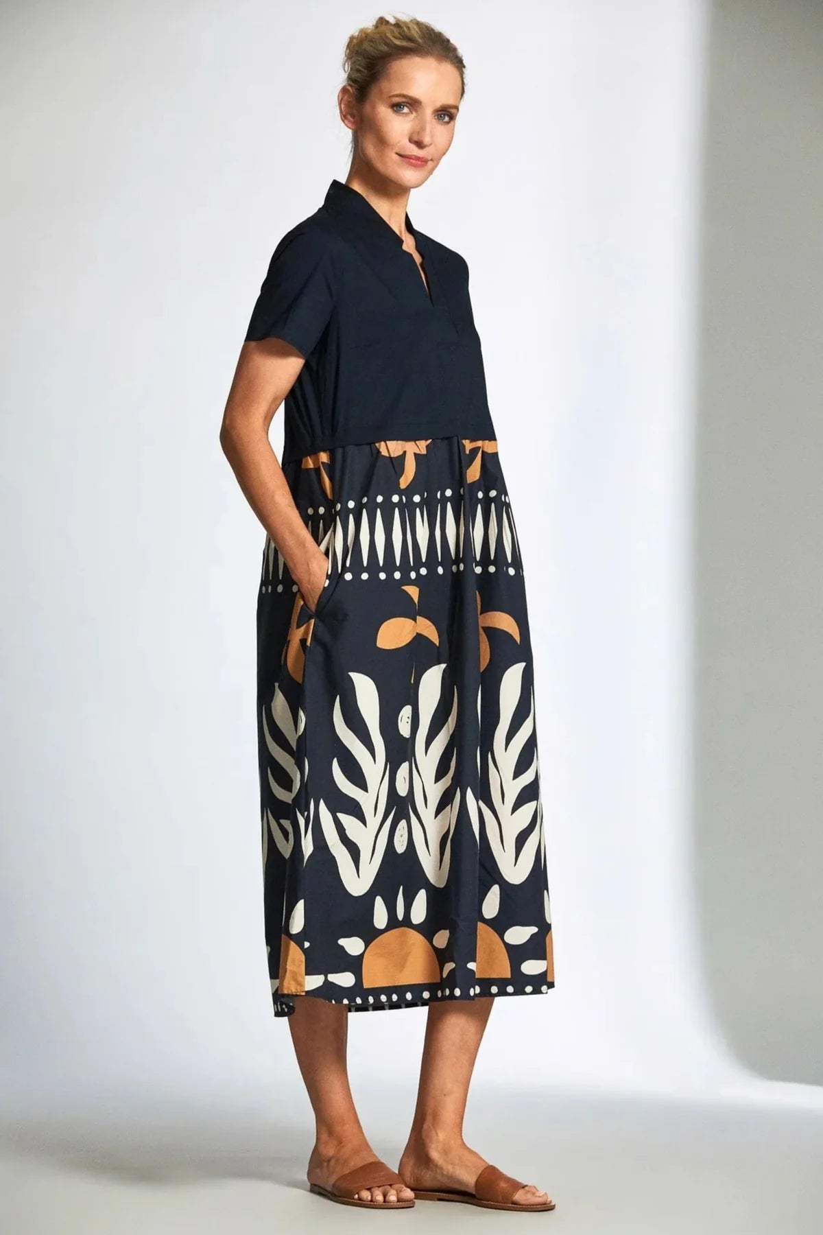 Peruzzi Italy - Cotton Print Dress
