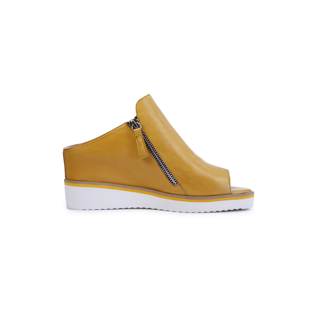 Valeria Grossi - Laurel Leather Mustard