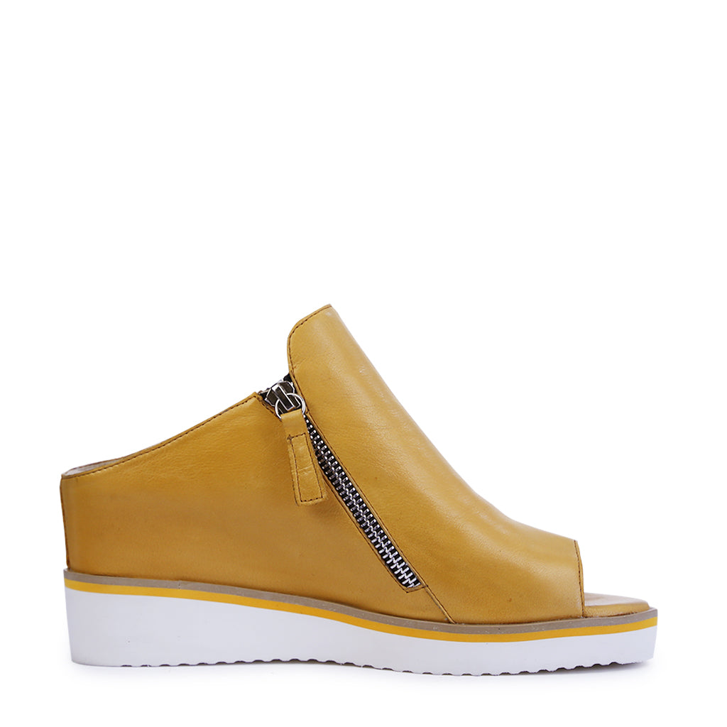 Valeria Grossi - Laurel Leather Mustard