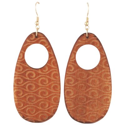 Enhance Australia - Wood Earrings Oval