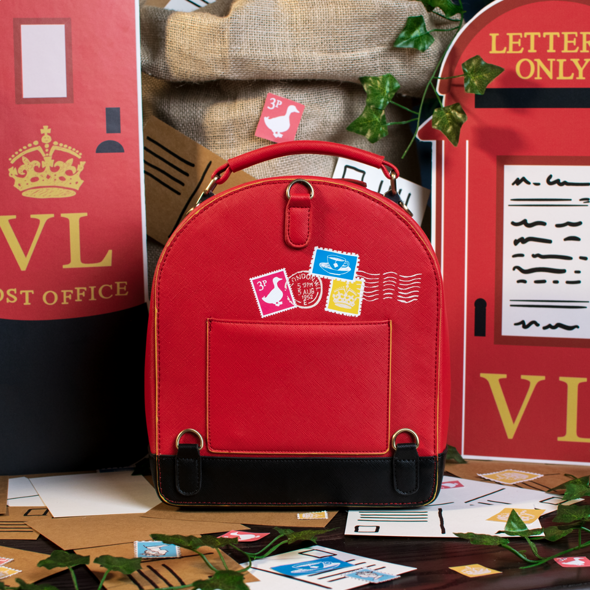 Vendula London - The Old Post Office Navy Edition Postbox Bag