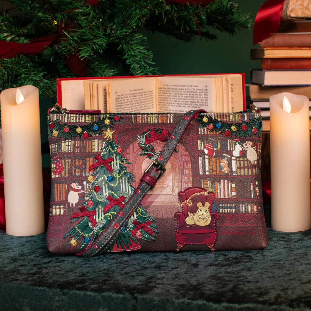 Vendula London Christmas Library Kate Pouch Bag - Available Now