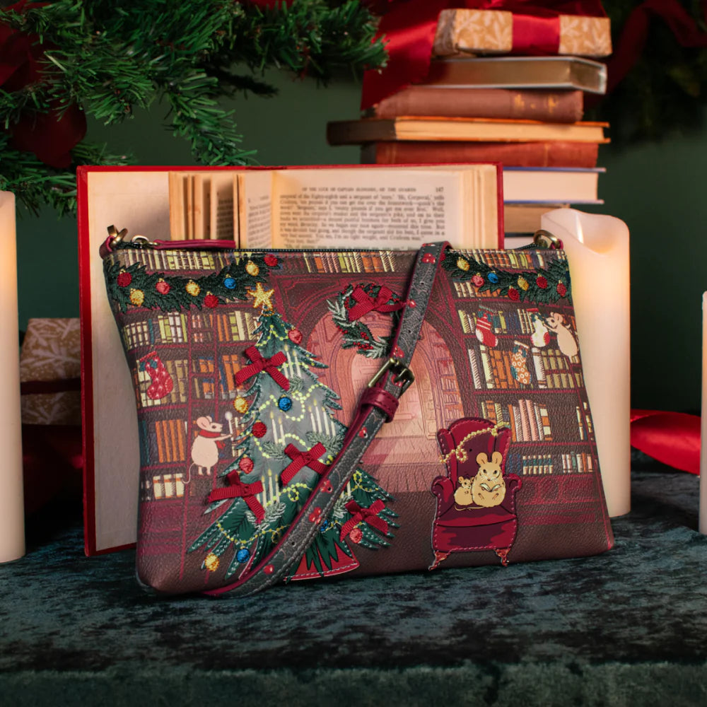 Vendula London Christmas Library Kate Pouch Bag - Available Now
