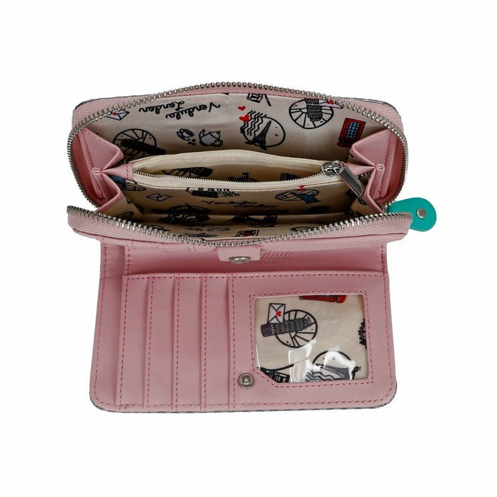 Vendula London - Bubble Cats Medium Zip Around Wallet Available Now