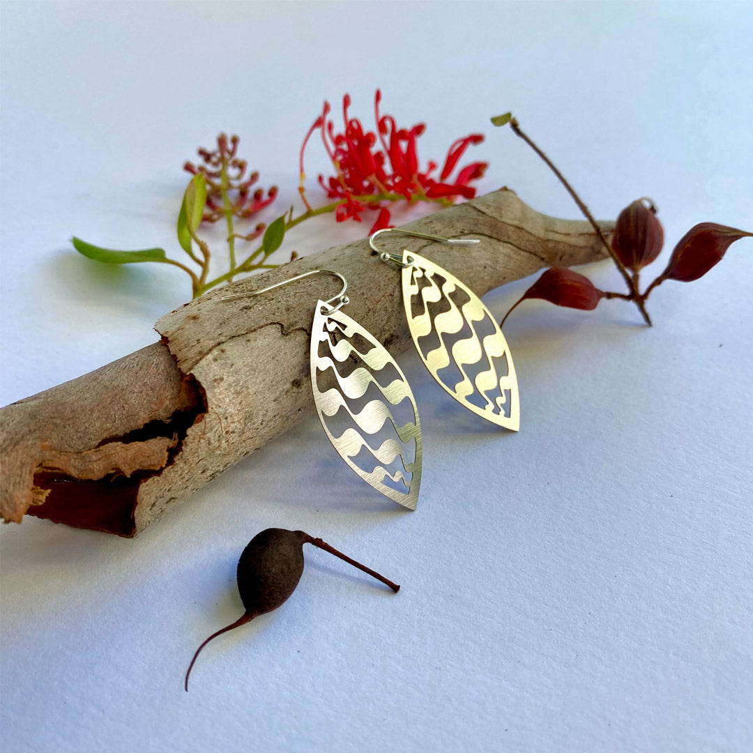 Go Do Good - Grevillea pod earrings