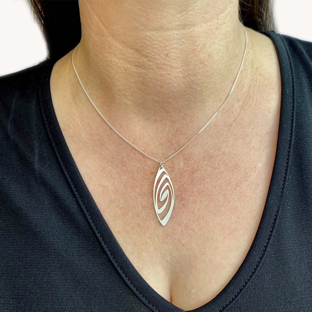 Go Do Good - Milkyway silver pendant necklace