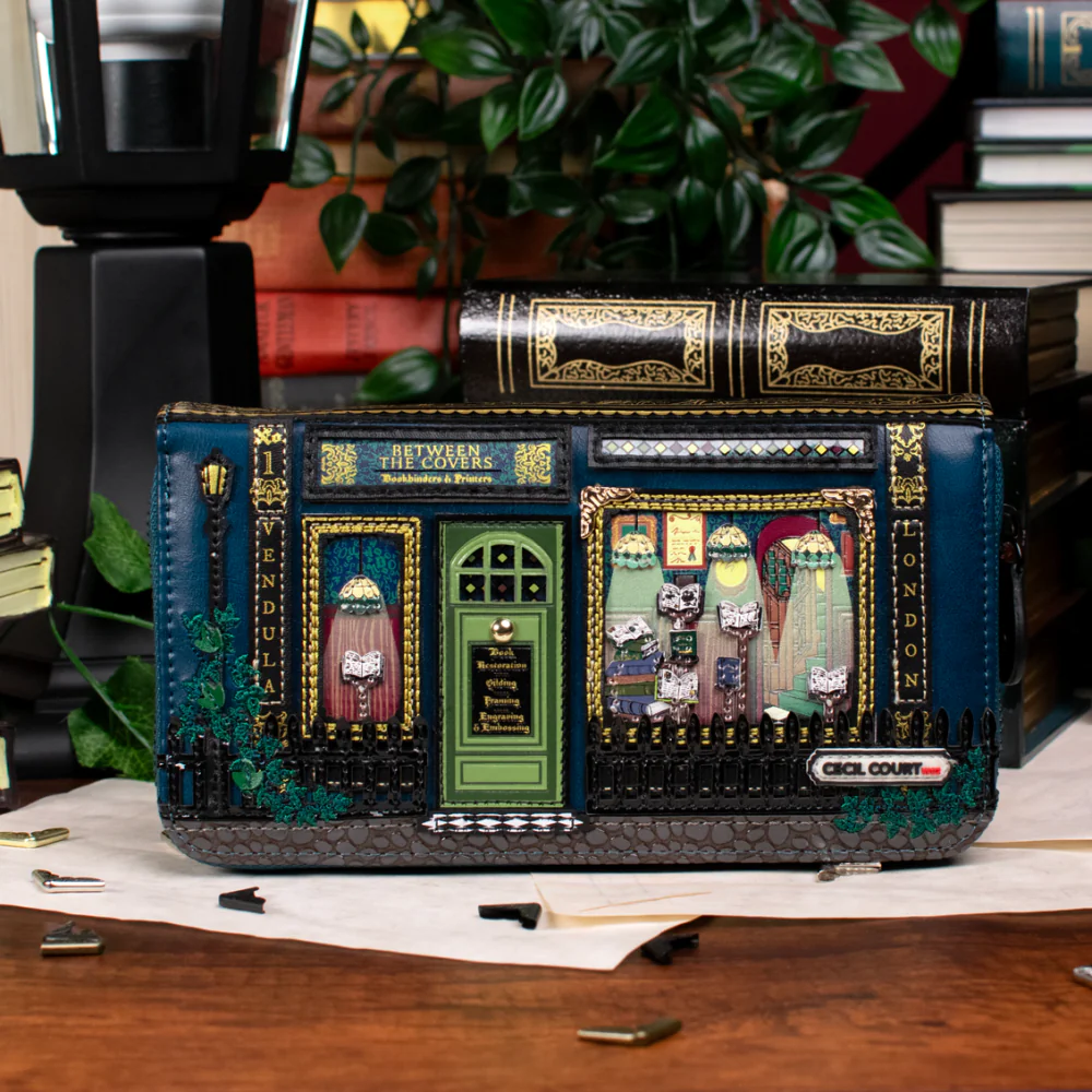 Vendula London Between the Covers Bookbinders Large Ziparound Wallet ( Pre Sale ) Arrival Mid / Late Sept
