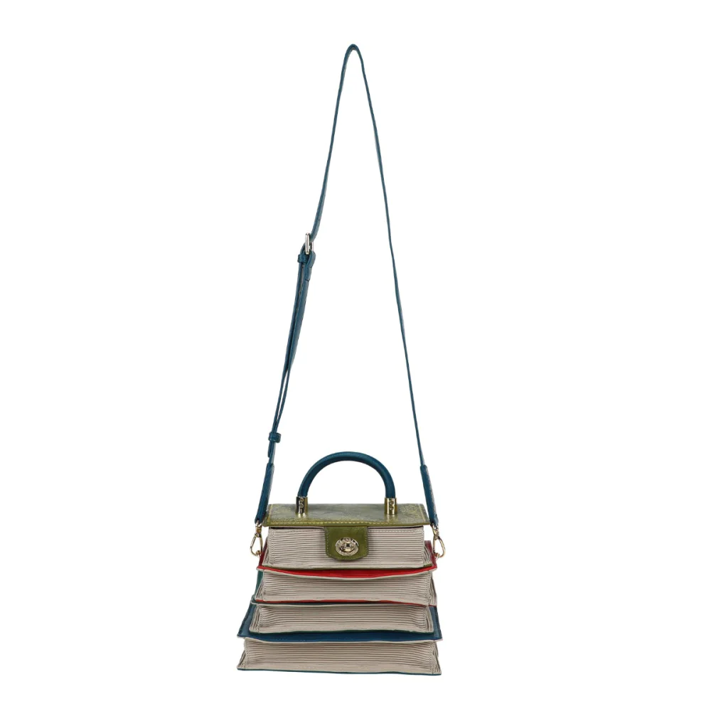Vendula London Between the Covers Bookbinders Book Stack Bag ( Pre Sale ) Arrival Mid / Late Sept