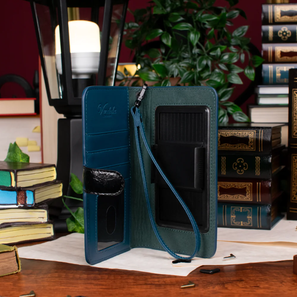 Vendula London Between The Covers Bookbinders Universal Flip Phone Case ( Pre Sale ) Arrival Mid / Late Sept