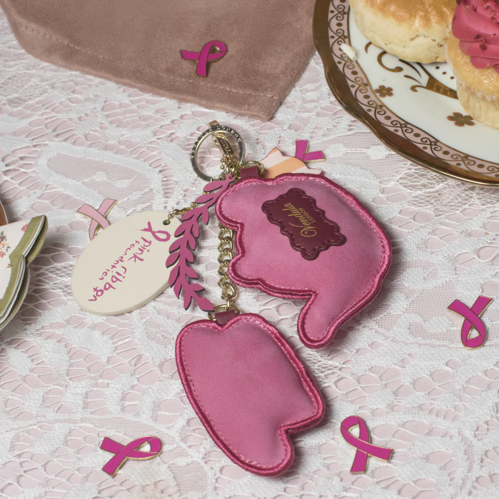 Vendula London Perfectly Pink Afternoon Tea Bus Keycharm Available Now