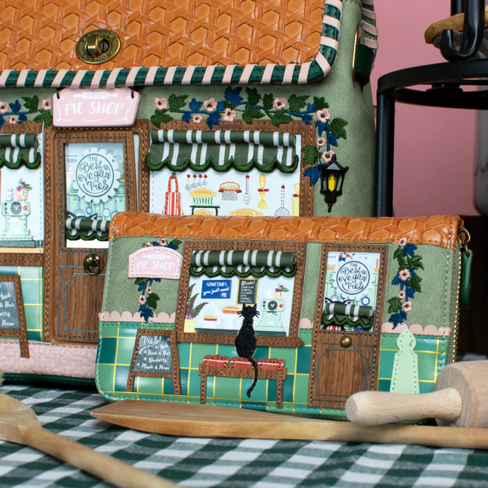 Vendula London Pie Shop Large Ziparound Wallet ( Pre Sale ) Due late Sept / Oct
