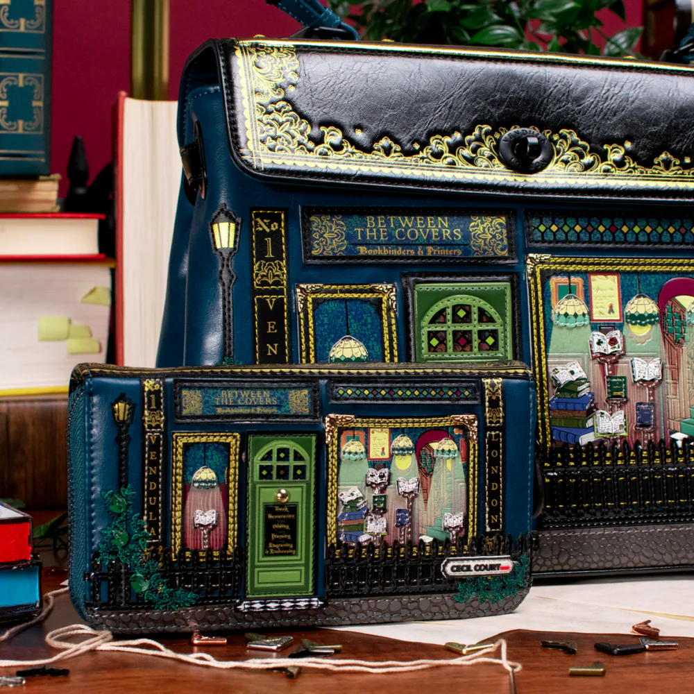 Vendula London Between the Covers Bookbinders Large Ziparound Wallet ( Pre Sale ) Arrival Mid / Late Sept