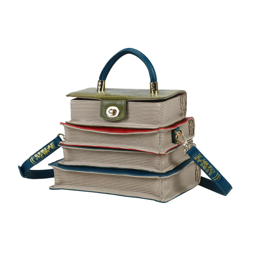 Vendula London Between the Covers Bookbinders Book Stack Bag ( Pre Sale ) Arrival Mid / Late Sept