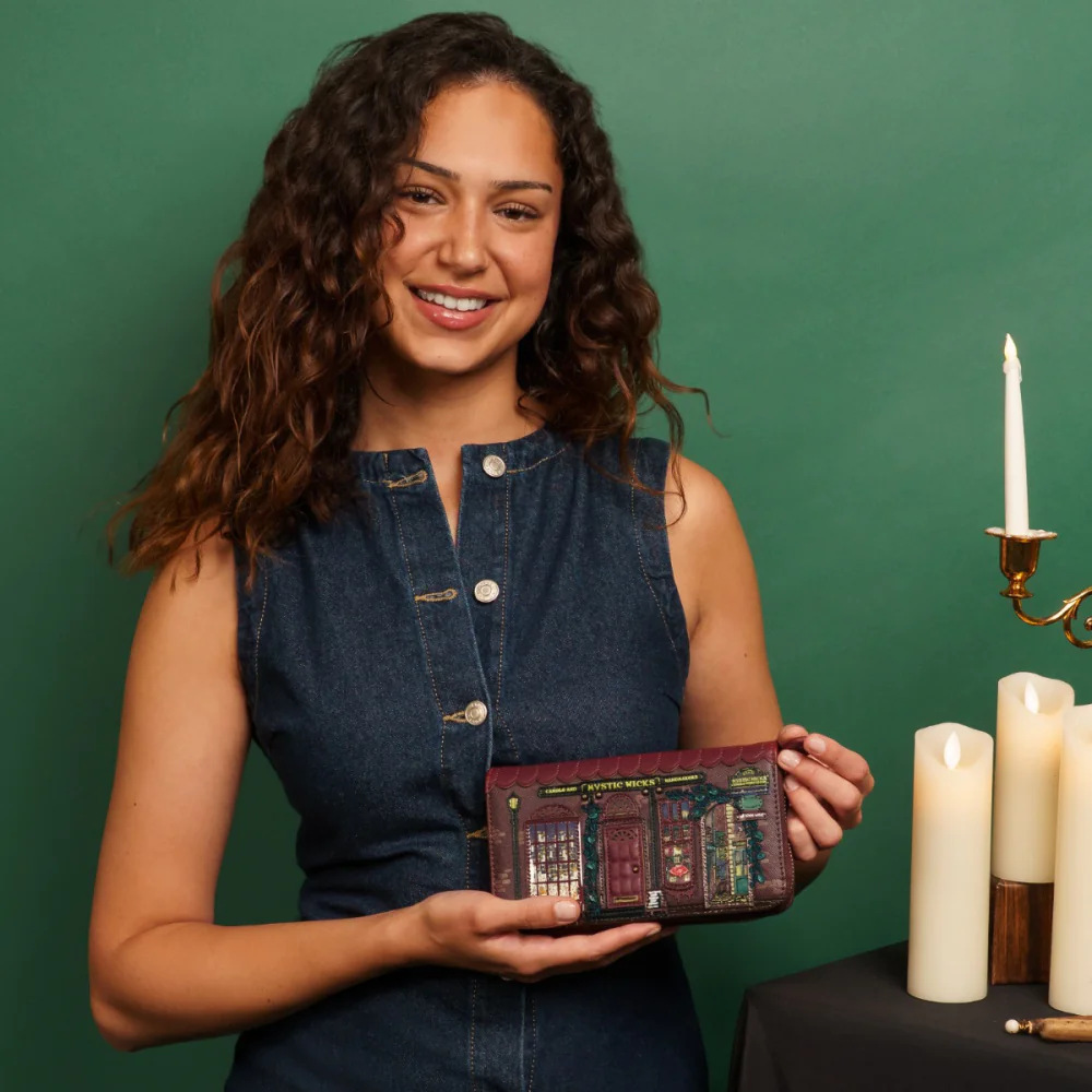 Vendula London Mystic Wicks Candle & Wandmakers Large Ziparound Wallet ( Pre Sale ) Due Oct