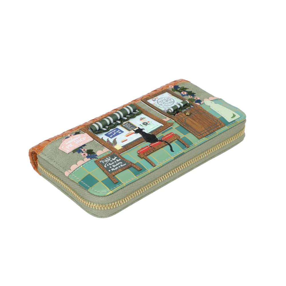 Vendula London Pie Shop Large Ziparound Wallet ( Pre Sale ) Due late Sept / Oct