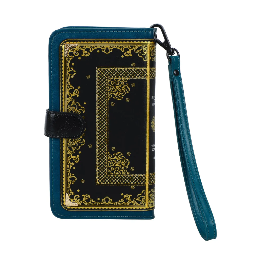 Vendula London Between The Covers Bookbinders Universal Flip Phone Case ( Pre Sale ) Arrival Mid / Late Sept