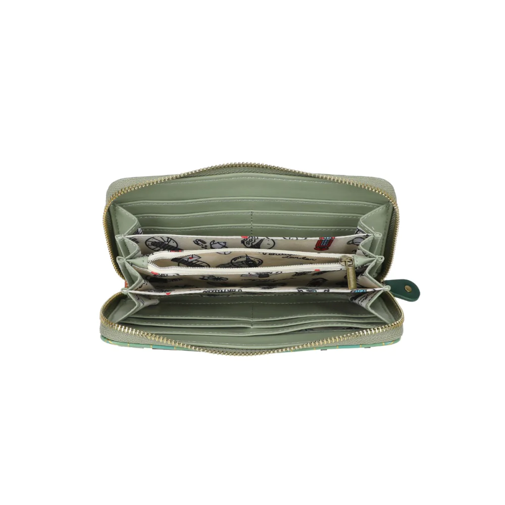 Vendula London Pie Shop Large Ziparound Wallet ( Pre Sale ) Due late Sept / Oct