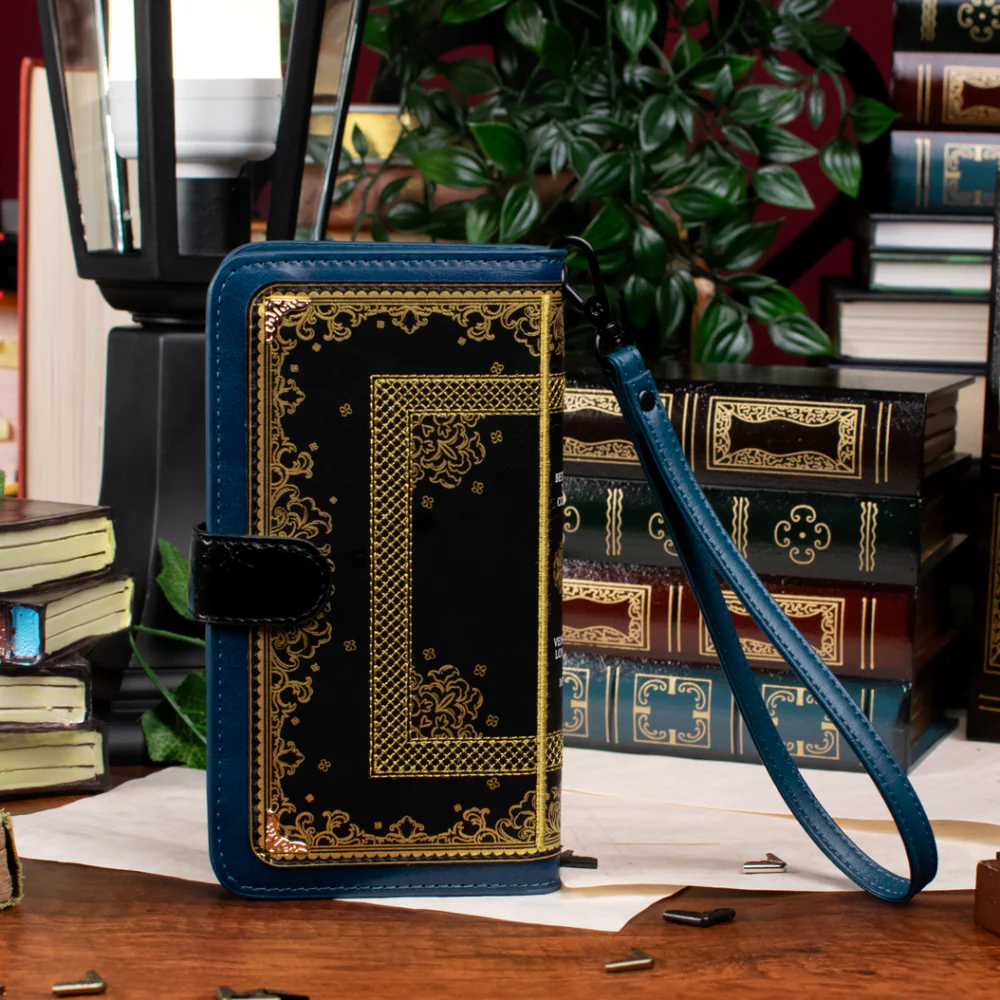 Vendula London Between The Covers Bookbinders Universal Flip Phone Case ( Pre Sale ) Arrival Mid / Late Sept