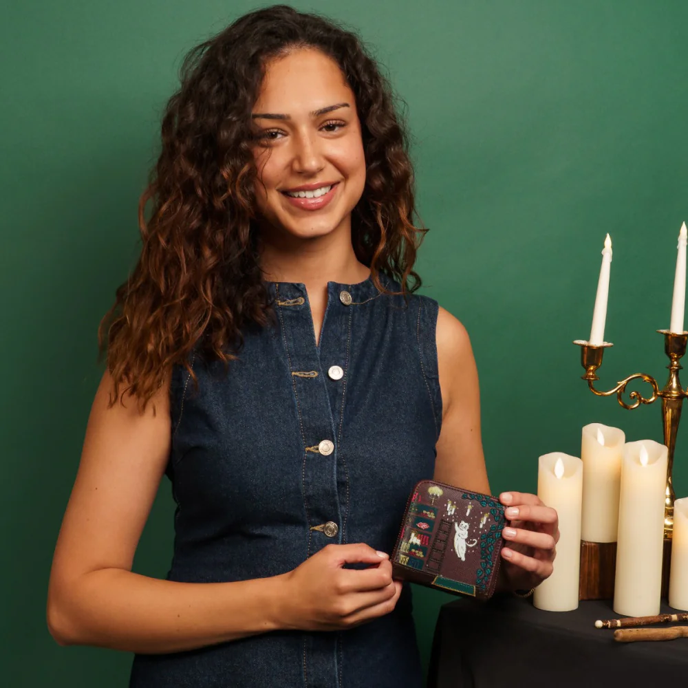 Vendula London Mystic Wicks Candle and Wandmakkers Square Wallet - Available Now