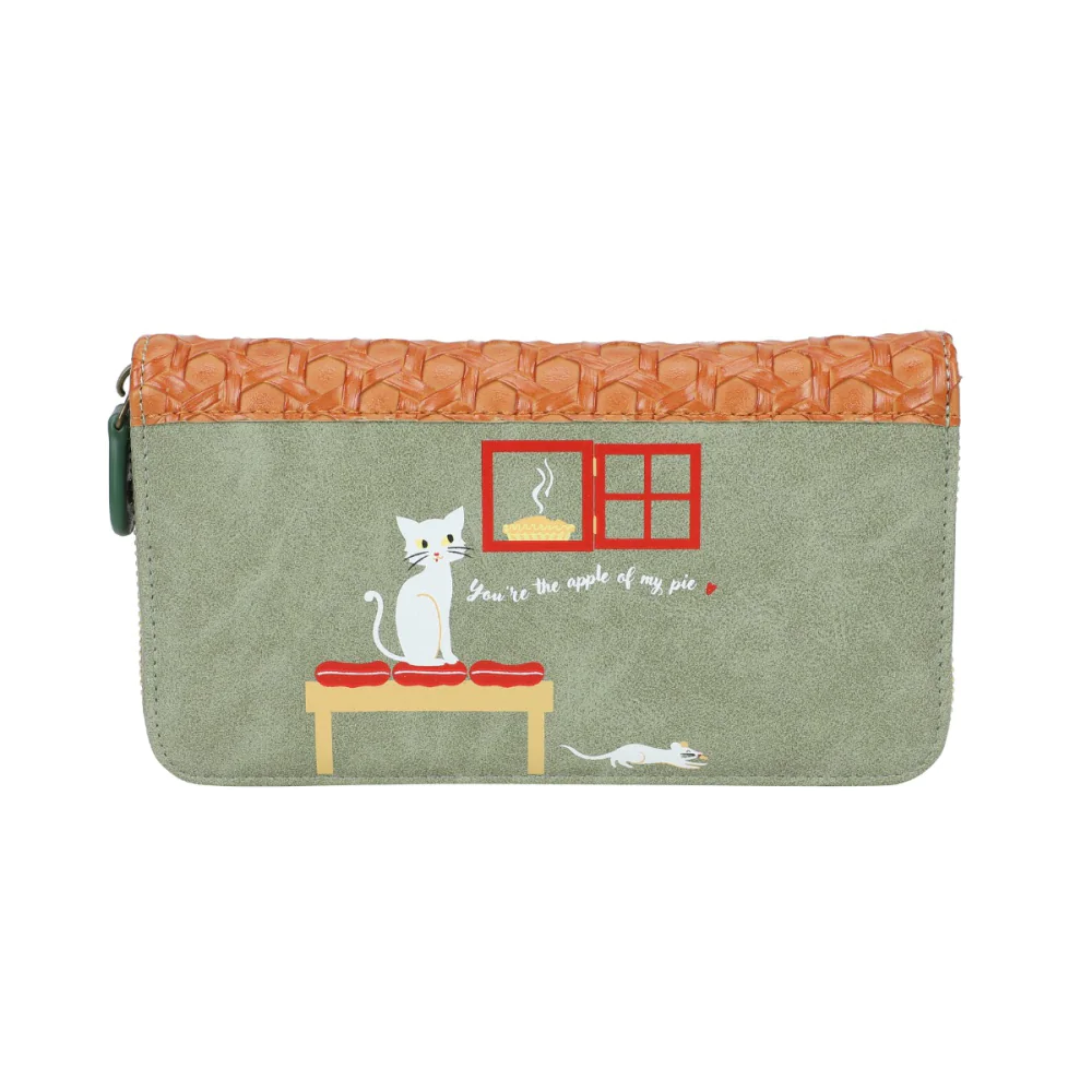 Vendula London Pie Shop Large Ziparound Wallet ( Pre Sale ) Due late Sept / Oct
