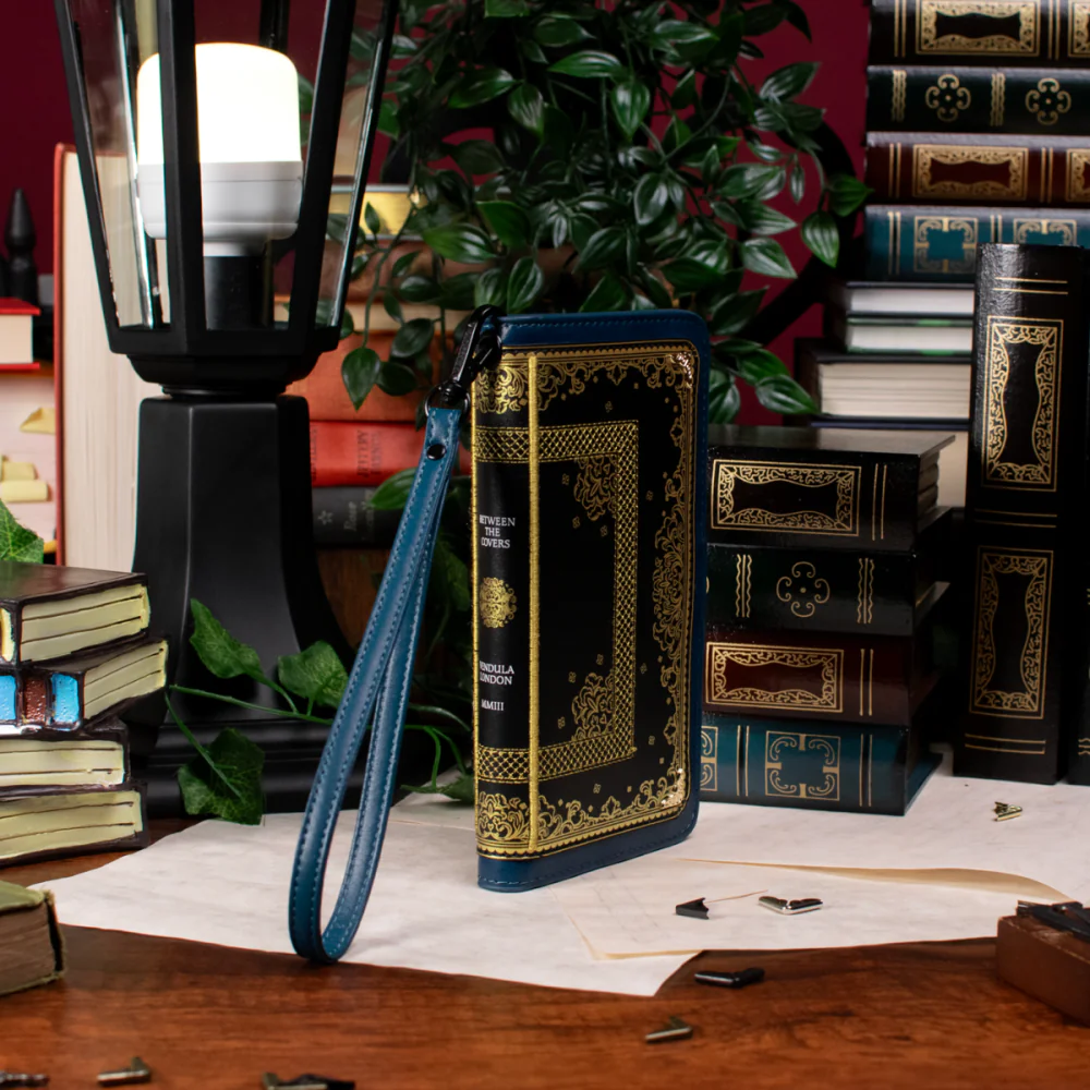 Vendula London Between The Covers Bookbinders Universal Flip Phone Case ( Pre Sale ) Arrival Mid / Late Sept