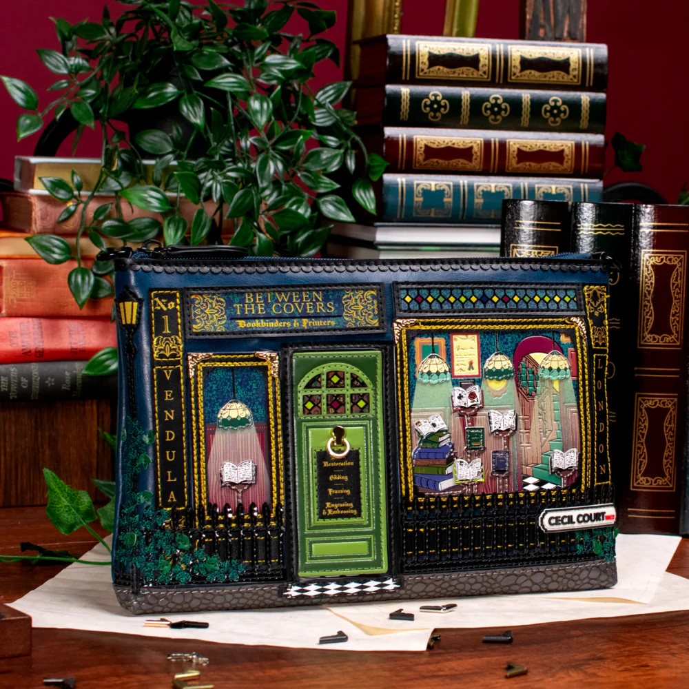 Vendula London Between the Covers Bookbinders Kate Pouch Bag ( Pre Sale ) Arrival Mid / Late Sept