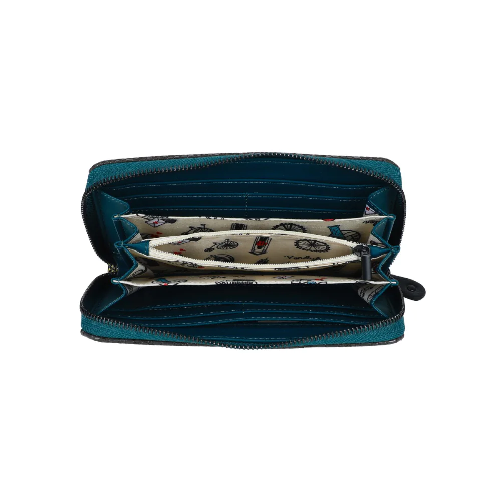 Vendula London Between the Covers Bookbinders Large Ziparound Wallet ( Pre Sale ) Arrival Mid / Late Sept