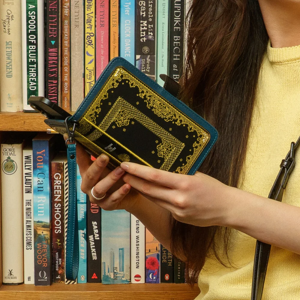 Vendula London Between The Covers Bookbinders Universal Flip Phone Case ( Pre Sale ) Arrival Mid / Late Sept
