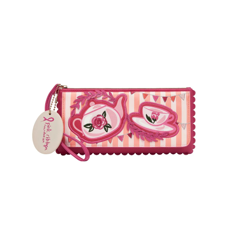 Vendula London Perfectly Pink Afternoon Tea Bus Bellamy Wallet Available Now