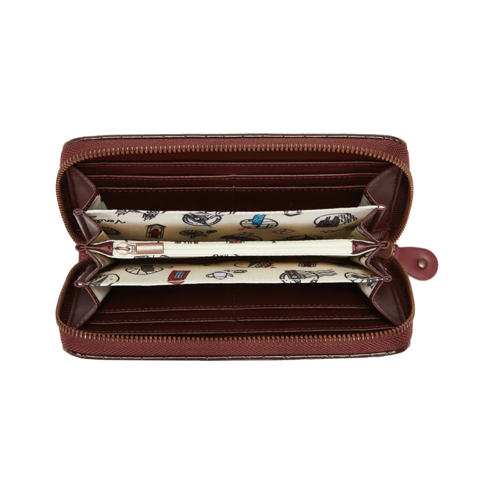 Vendula London Mystic Wicks Candle & Wandmakers Large Ziparound Wallet ( Pre Sale ) Due Oct
