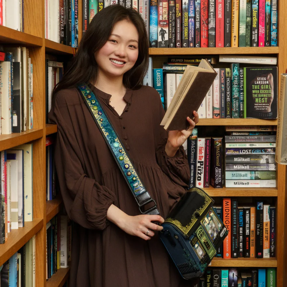 Vendula London Between the Covers Bookbinders Wide Shoulder Strap ( Pre Sale ) Arrival Mid / Late Sept
