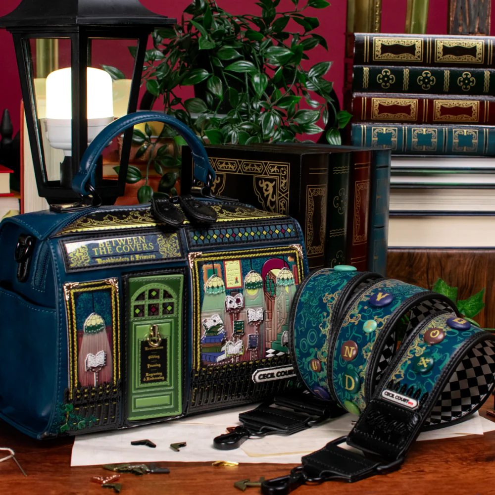 Vendula London Between the Covers Bookbinders Wide Shoulder Strap ( Pre Sale ) Arrival Mid / Late Sept