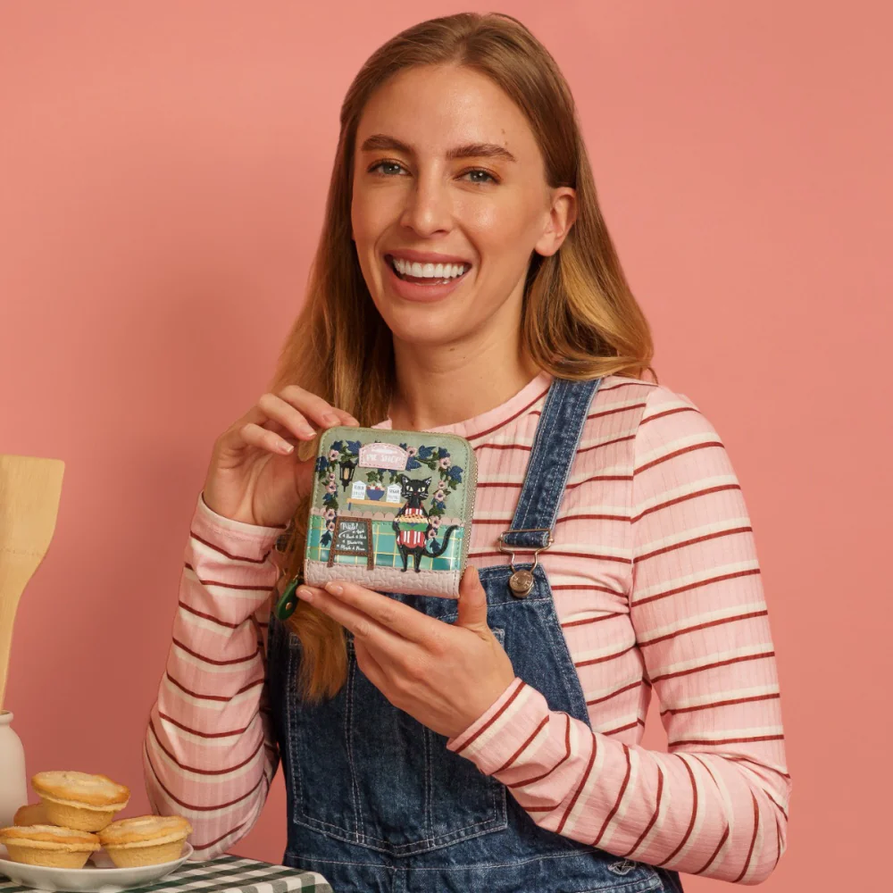 Vendula London Pie Shop Square Wallet ( Pre Sale ) Due late Sept / Oct