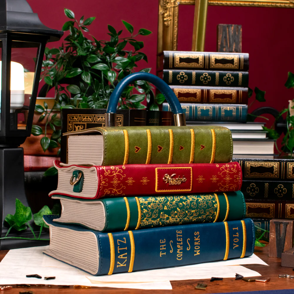 Vendula London Between the Covers Bookbinders Book Stack Bag ( Pre Sale ) Arrival Mid / Late Sept