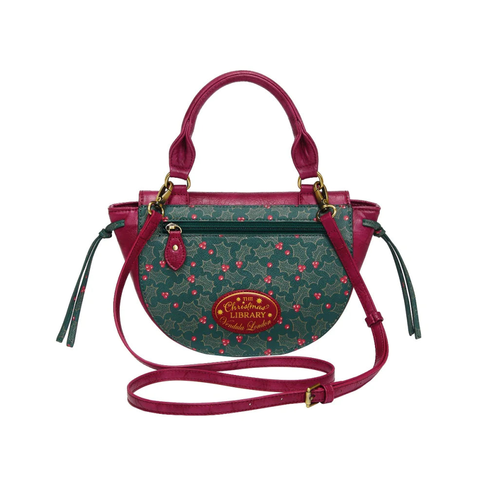 Vendula London Christmas Library Winged Top Handle Bag Available Now