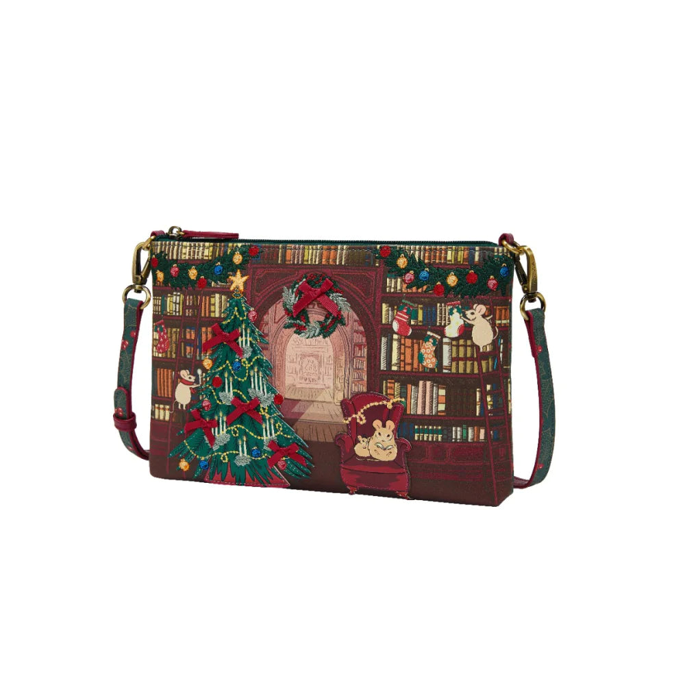 Vendula London Christmas Library Kate Pouch Bag - Available Now