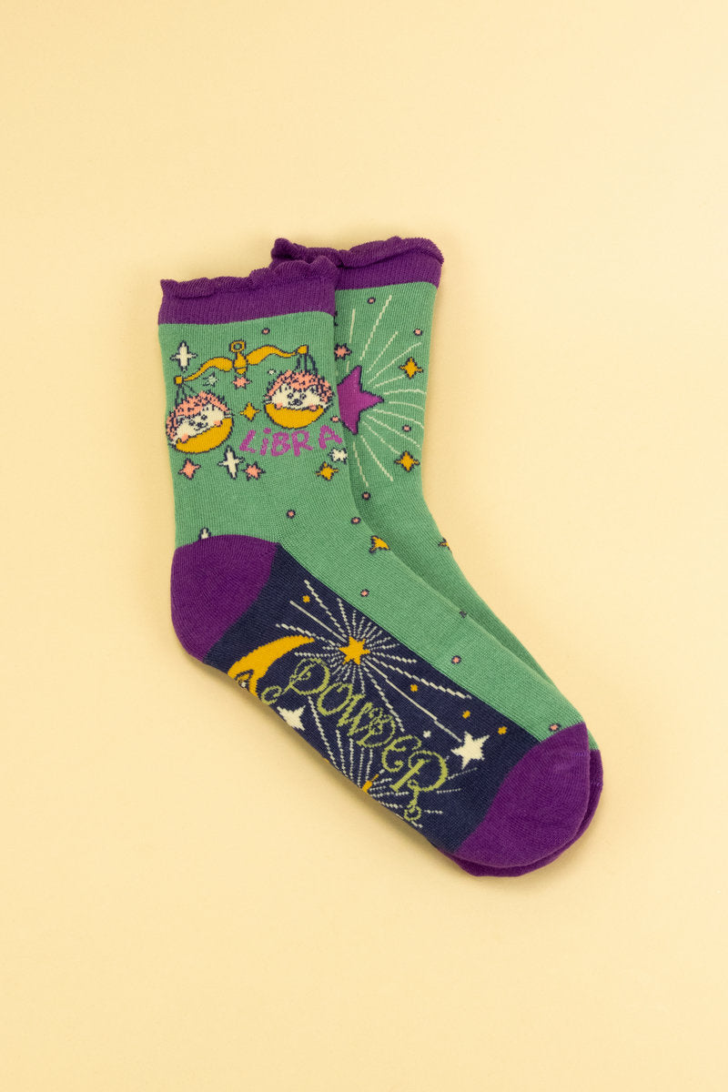Powder - Libra Zodiac Ankle Socks