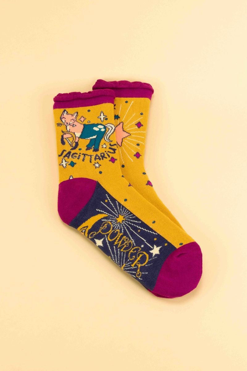 Powder - Sagittarius Zodiac Ankle Socks