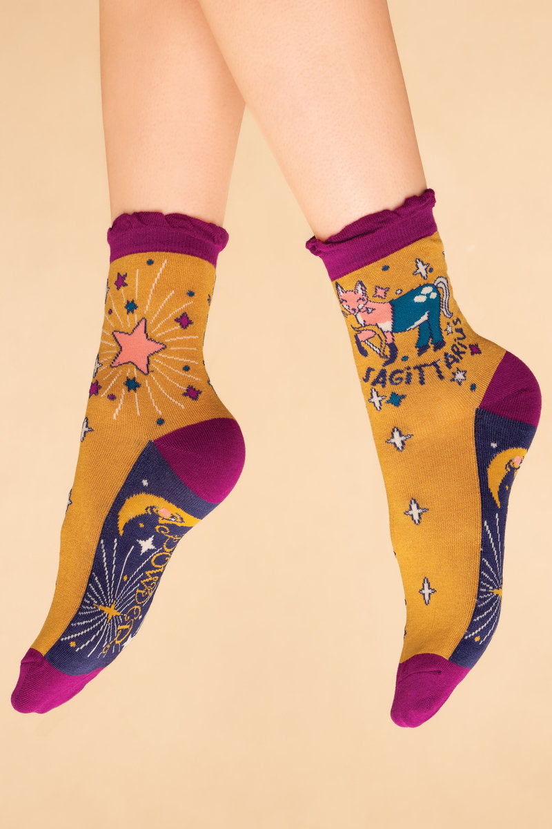 Powder - Sagittarius Zodiac Ankle Socks