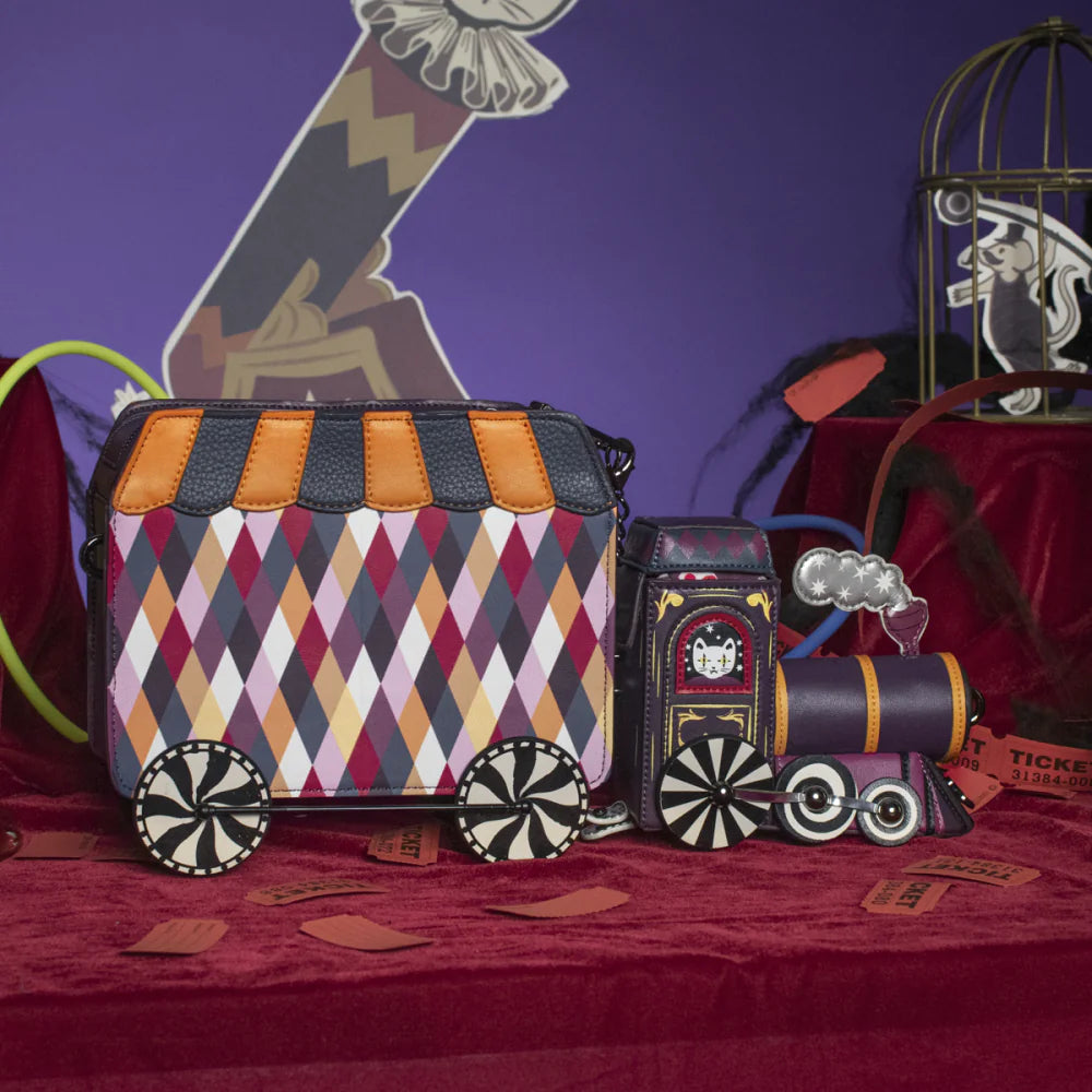 Vendula London Skelecat"s Travelling Ghost Train Bag Available Now