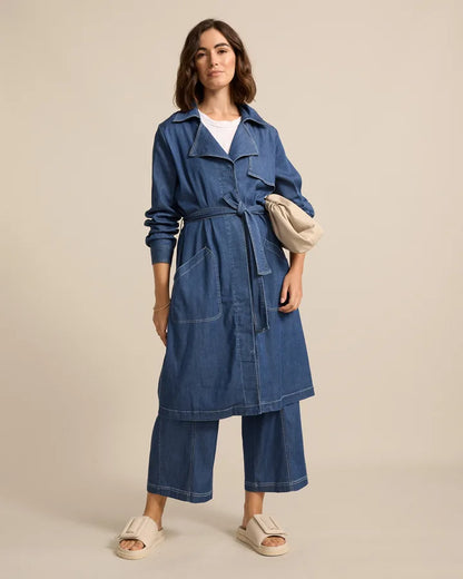 Marco Polo - L/S Denim Trench - YTMS56907