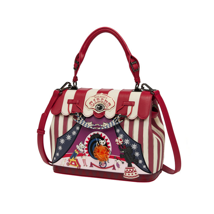 Vendula London Skelecat’s Travelling Ghost Train Grace Bag Available Now