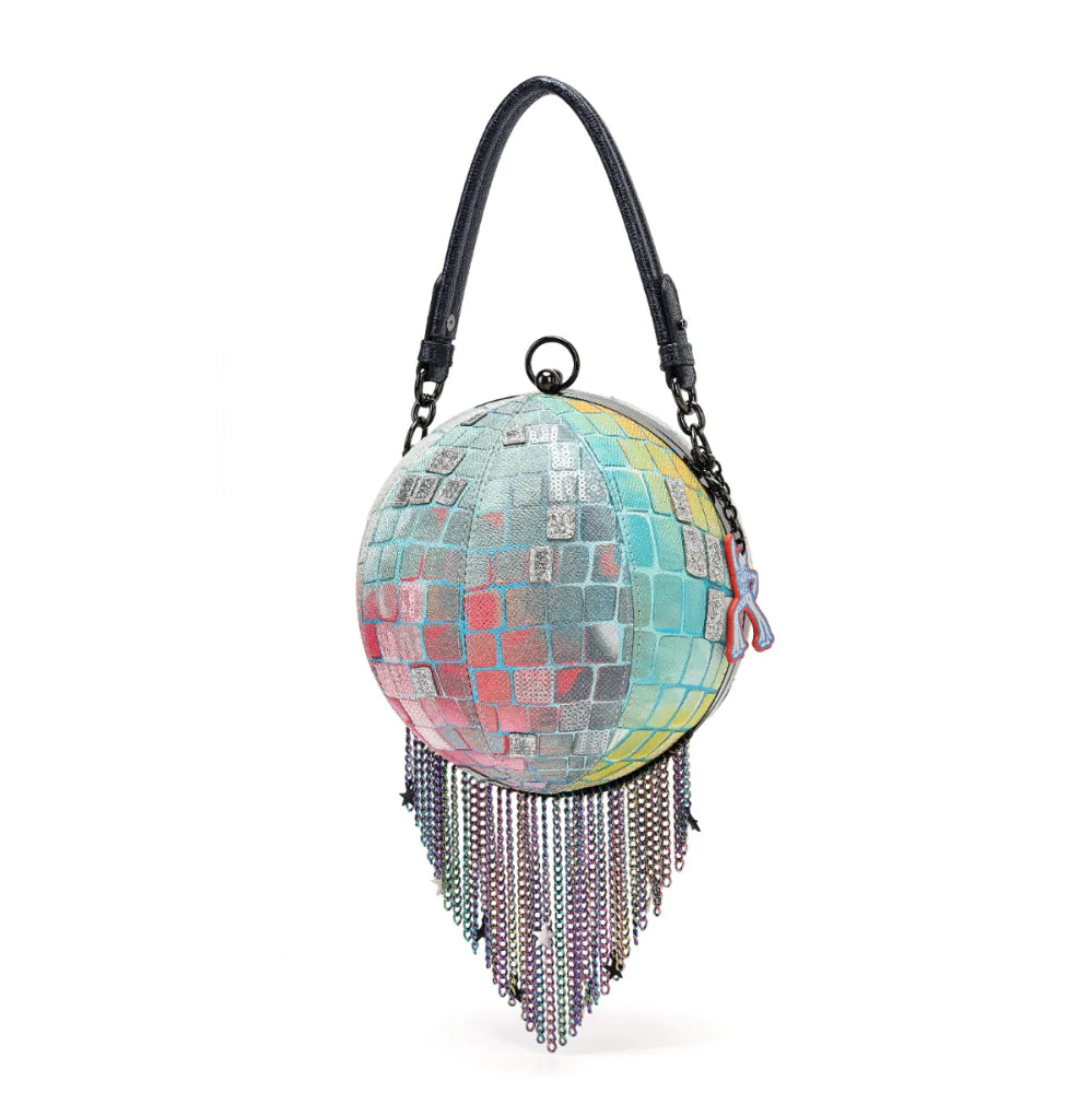 Vendula London Kitty’s Caturday Night Fever Disco Ball Bag