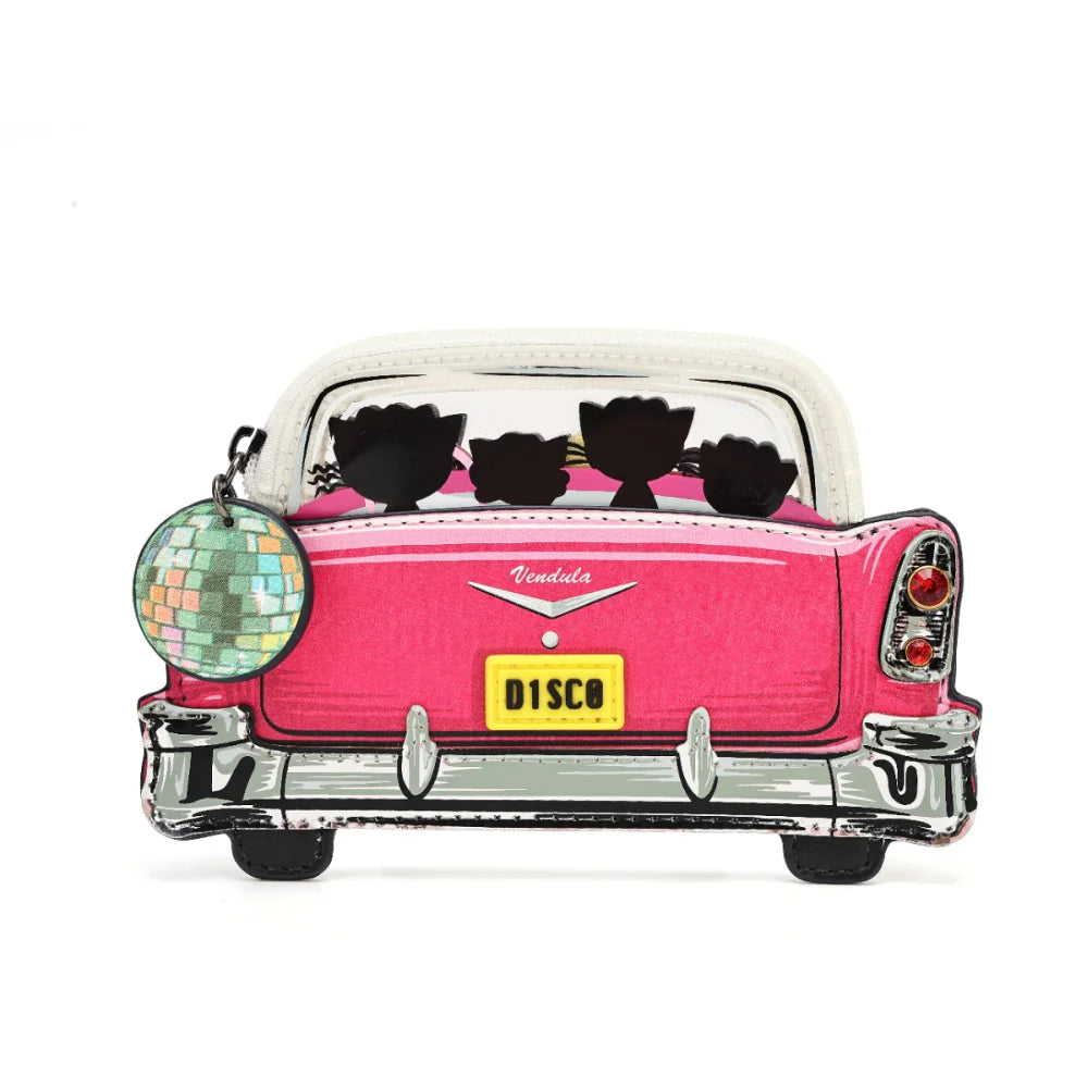 Vendula London Kitty’s Caturday Night Fever Catillac Coin Purse