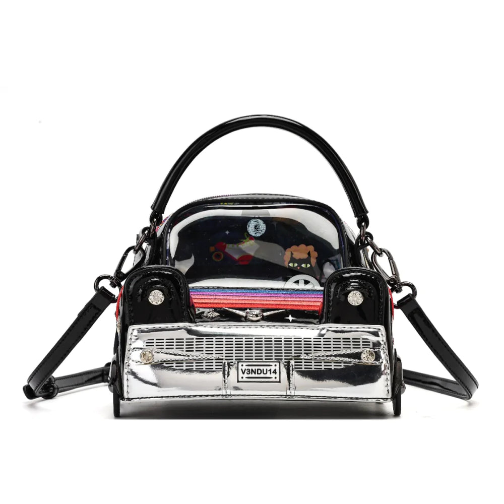 Vendula London Kitty’s Caturday Night Fever Catillac Bag