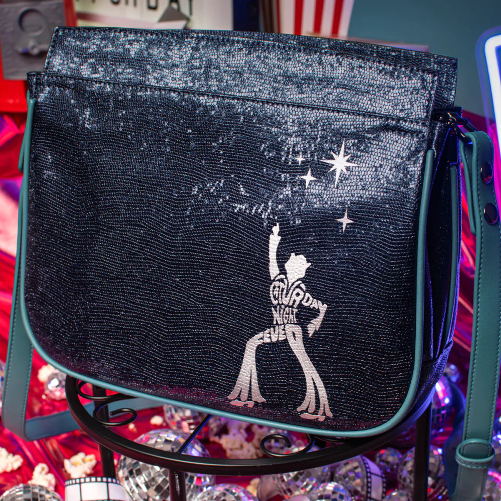 Vendula London Kitty’s Caturday Night Fever Heather Crossbody Bag