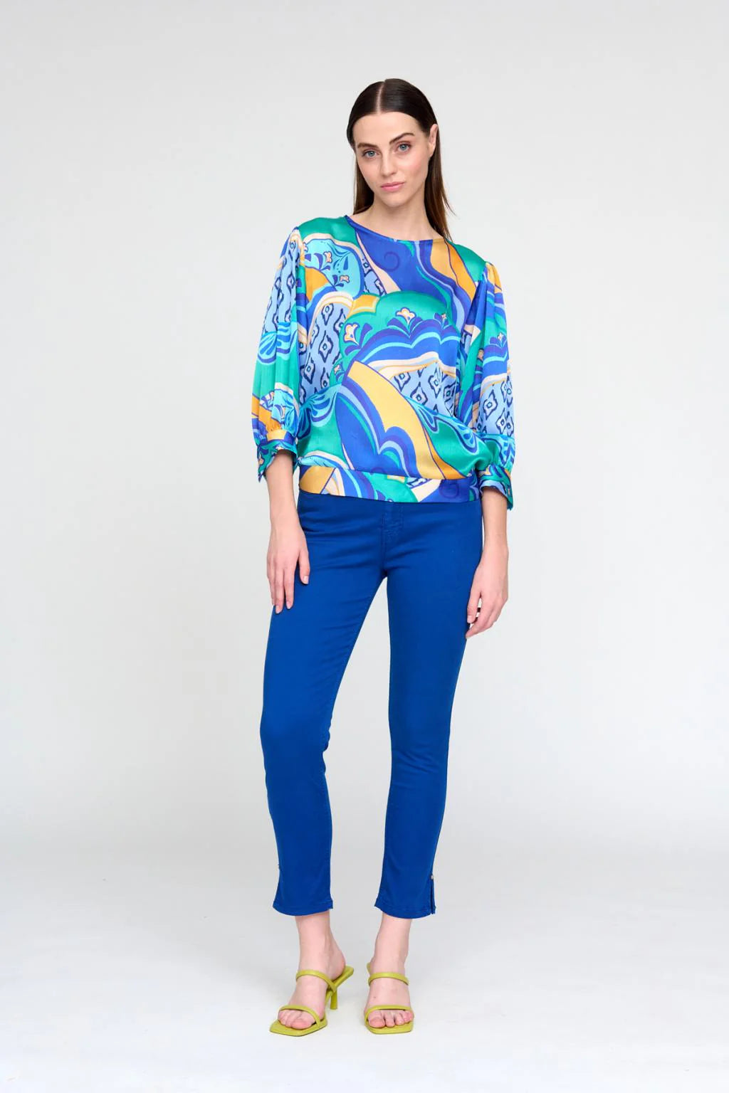 Tinta & Bariloche - Yamil Tinta Blue Blouse - Royal Blue