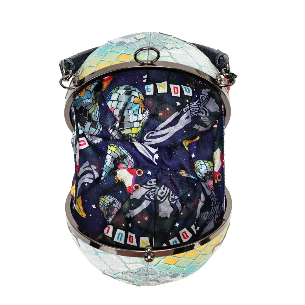 Vendula London Kitty’s Caturday Night Fever Disco Ball Bag